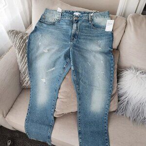 NWT $169 Good American GCL062T Indigo 401 Size 14/32 NWT jeans womens